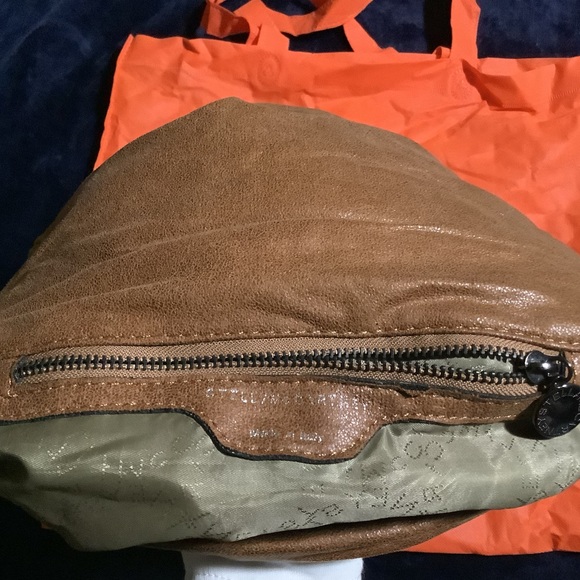 ๐ Stella McCartney Brown Suede Chain Purse- Falabella Shoulder Bag - Picture 7 of 9